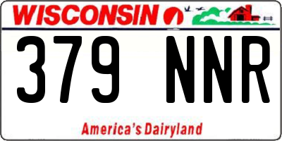 WI license plate 379NNR