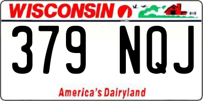 WI license plate 379NQJ
