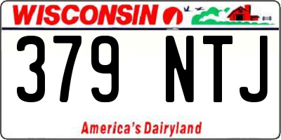 WI license plate 379NTJ