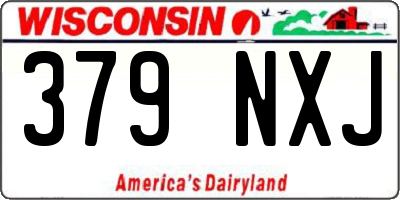 WI license plate 379NXJ