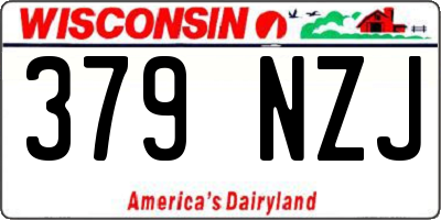 WI license plate 379NZJ