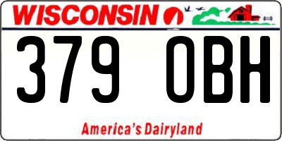 WI license plate 379OBH