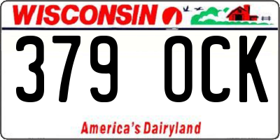 WI license plate 379OCK