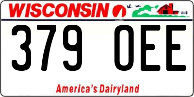 WI license plate 379OEE