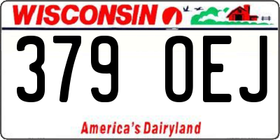 WI license plate 379OEJ