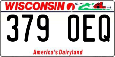WI license plate 379OEQ