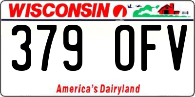 WI license plate 379OFV