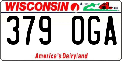 WI license plate 379OGA
