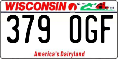 WI license plate 379OGF