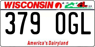WI license plate 379OGL