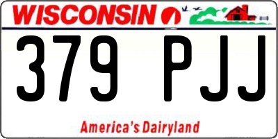 WI license plate 379PJJ