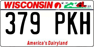 WI license plate 379PKH