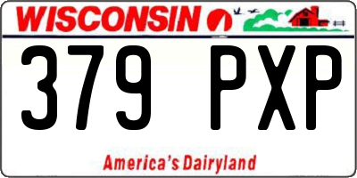 WI license plate 379PXP