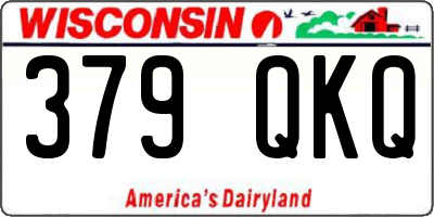 WI license plate 379QKQ