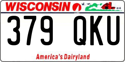 WI license plate 379QKU