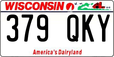 WI license plate 379QKY