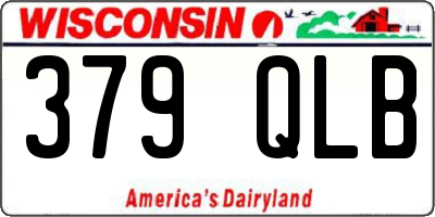 WI license plate 379QLB
