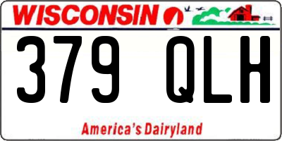WI license plate 379QLH