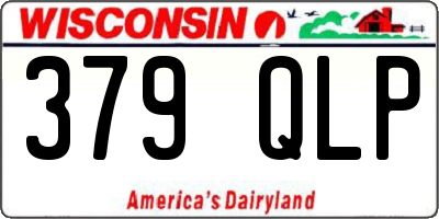 WI license plate 379QLP