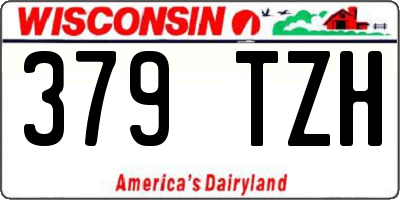 WI license plate 379TZH