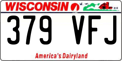 WI license plate 379VFJ