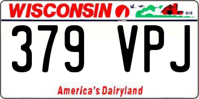 WI license plate 379VPJ