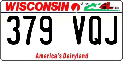 WI license plate 379VQJ