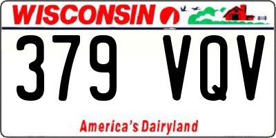 WI license plate 379VQV