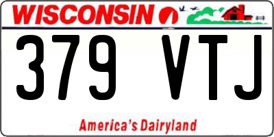 WI license plate 379VTJ