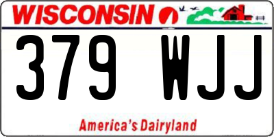 WI license plate 379WJJ