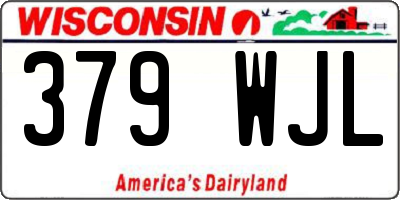 WI license plate 379WJL
