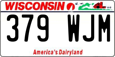 WI license plate 379WJM