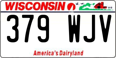 WI license plate 379WJV
