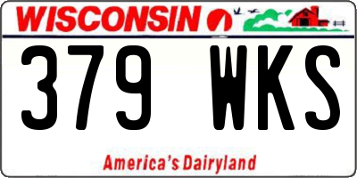 WI license plate 379WKS