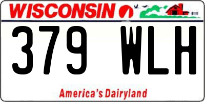 WI license plate 379WLH