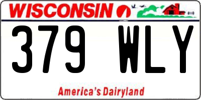 WI license plate 379WLY