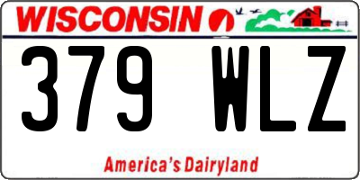 WI license plate 379WLZ