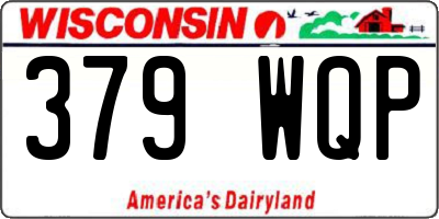 WI license plate 379WQP