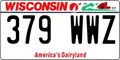 WI license plate 379WWZ