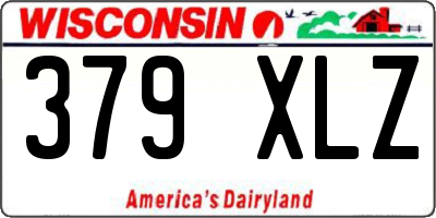 WI license plate 379XLZ
