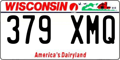 WI license plate 379XMQ