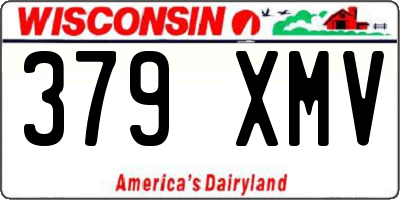 WI license plate 379XMV
