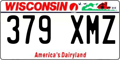 WI license plate 379XMZ