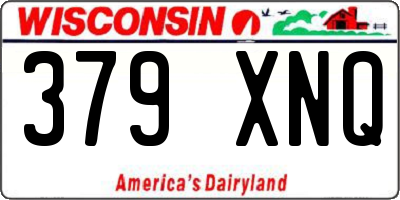 WI license plate 379XNQ