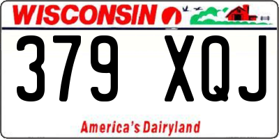WI license plate 379XQJ