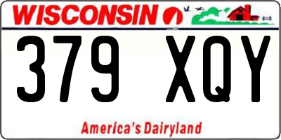 WI license plate 379XQY