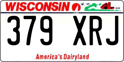 WI license plate 379XRJ