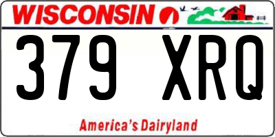 WI license plate 379XRQ