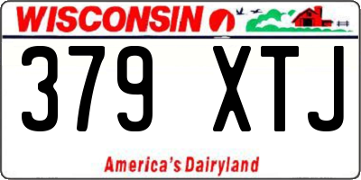 WI license plate 379XTJ