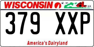 WI license plate 379XXP